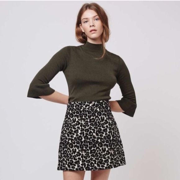 Topshop Dresses & Skirts - 6 / Topshop cheetah print mini skirt